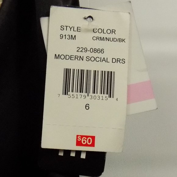 J. Taylor Sleeveless Modern Social Dress Sz 6 NWT - Picture 4 of 9